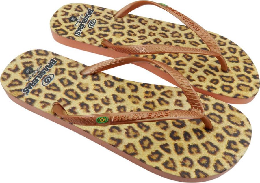 Brasileras Slippers dames- Bruin