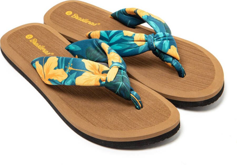 Brasileras Teenslippers Hibiscus Nudo