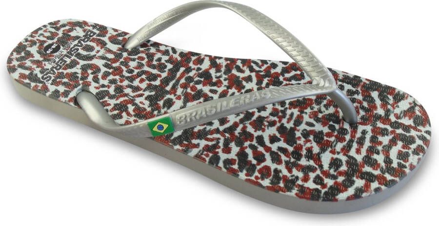 Brasileras Slippers dames- Zilver