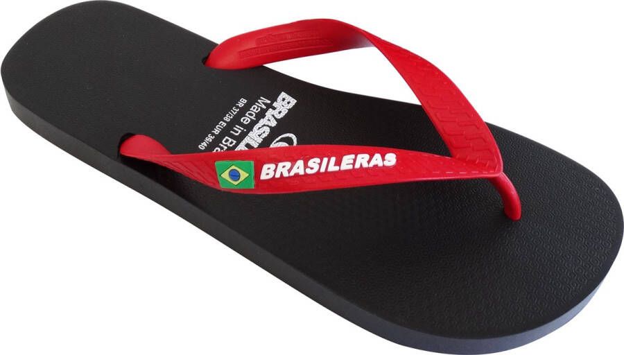 Brasileras Slippers dames- Zwart rood