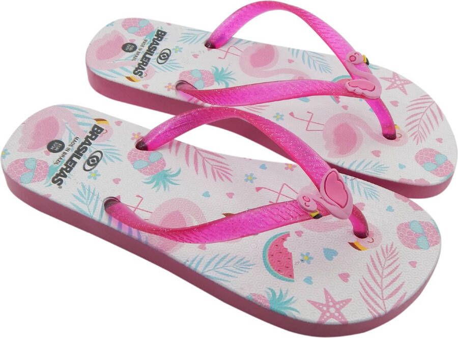 Brasileras Slippers Kinderen- Fuchsia