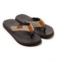 Brasileras Teenslippers 'Serenity' cognac kaki - Groen