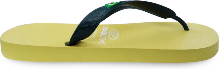 Brasileras Slippers Unisex- Geel groen