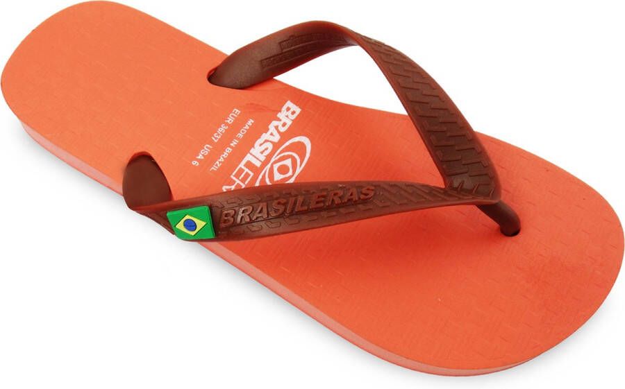 Brasileras Slippers Unisex- Oranje bruin