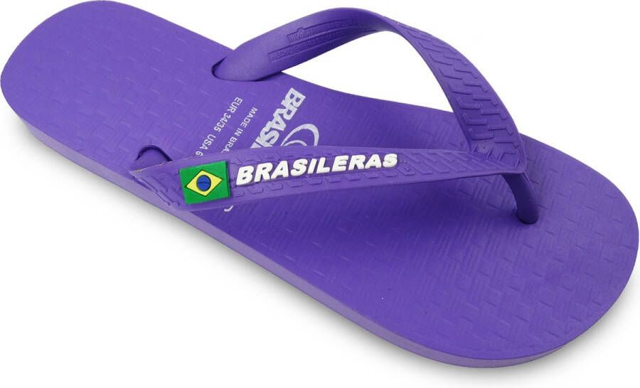 Brasileras Slippers Unisex- Paars