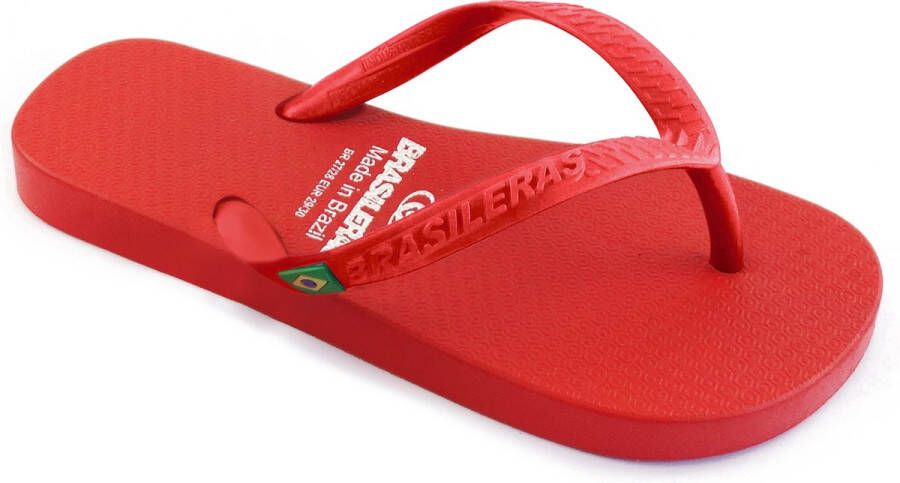 Brasileras Slippers Unisex- Rood
