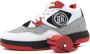 Breezy Rollers Kinder Sneakers met Wieltjes Rood Wit Zwart Schoenen met wieltjes Rolschoenen - Thumbnail 1