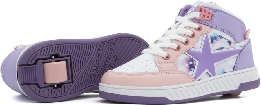 Breezy Rollers sneakers met wieltjes Roze Uitneembare zool
