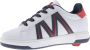 Breezy Rollers Kinder Sneakers met Wieltjes Wit Navy Rood Schoenen met wieltjes Rolschoenen - Thumbnail 1