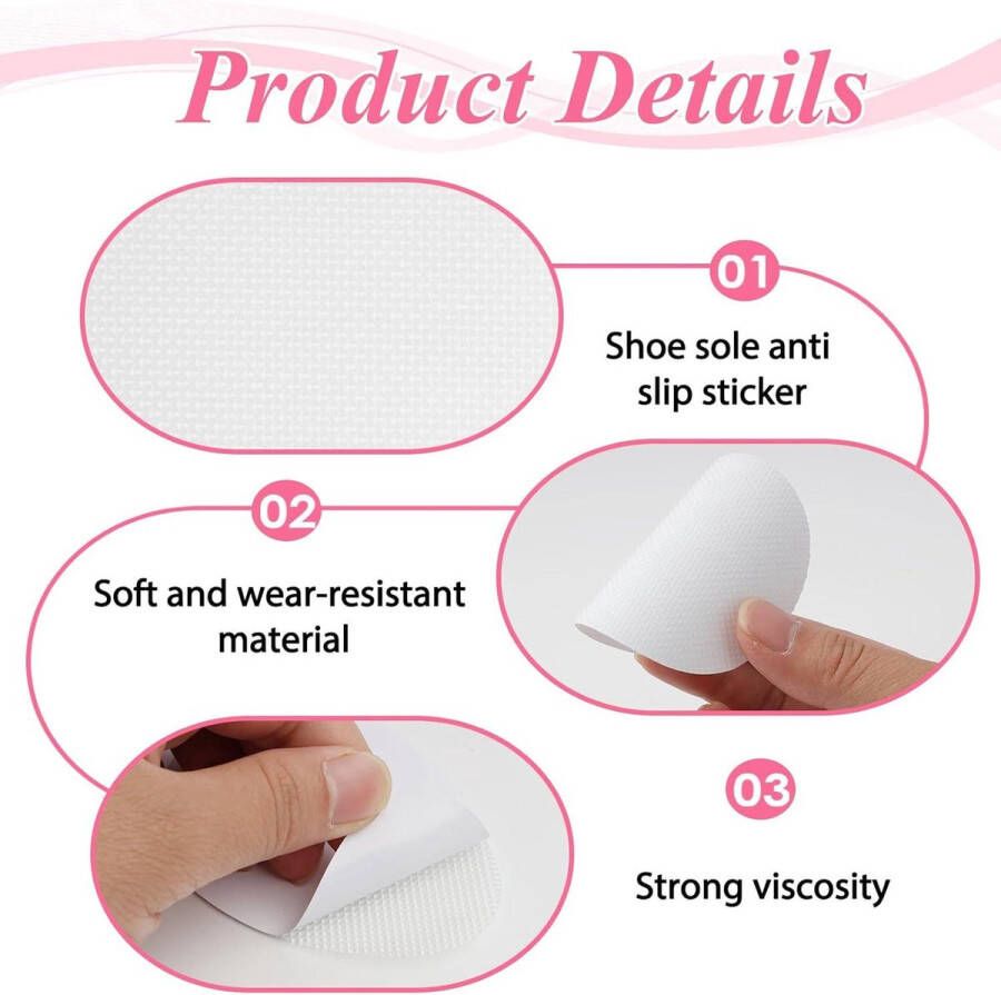 Brenzoos Anti-slip zolenpads 12 stuks Zelfklevende stickers voor hoge hakken & sandalen