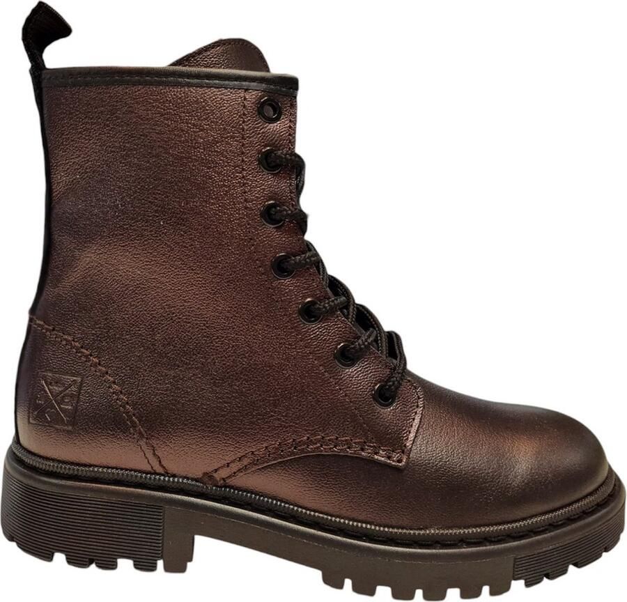BRIDGE 24238338 Selenio Brons Dames Veterboots Brons