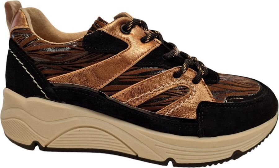 BRIDGE 24257209 Zebra Multi Dames Sneakers Brons