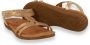 Bridge Footwear Bridge Dames Sandaal Goud - Thumbnail 1