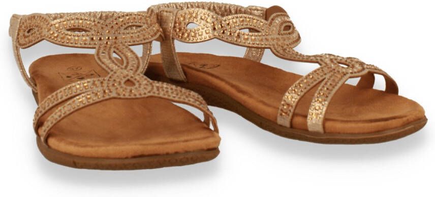 Bridge Footwear Bridge Dames Sandaal Goud