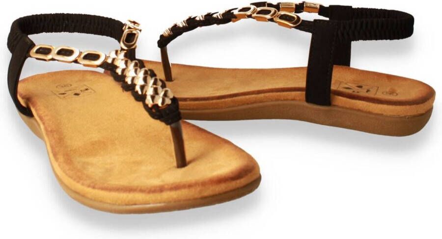 Bridge Footwear Dames Sandaal Black ZWART