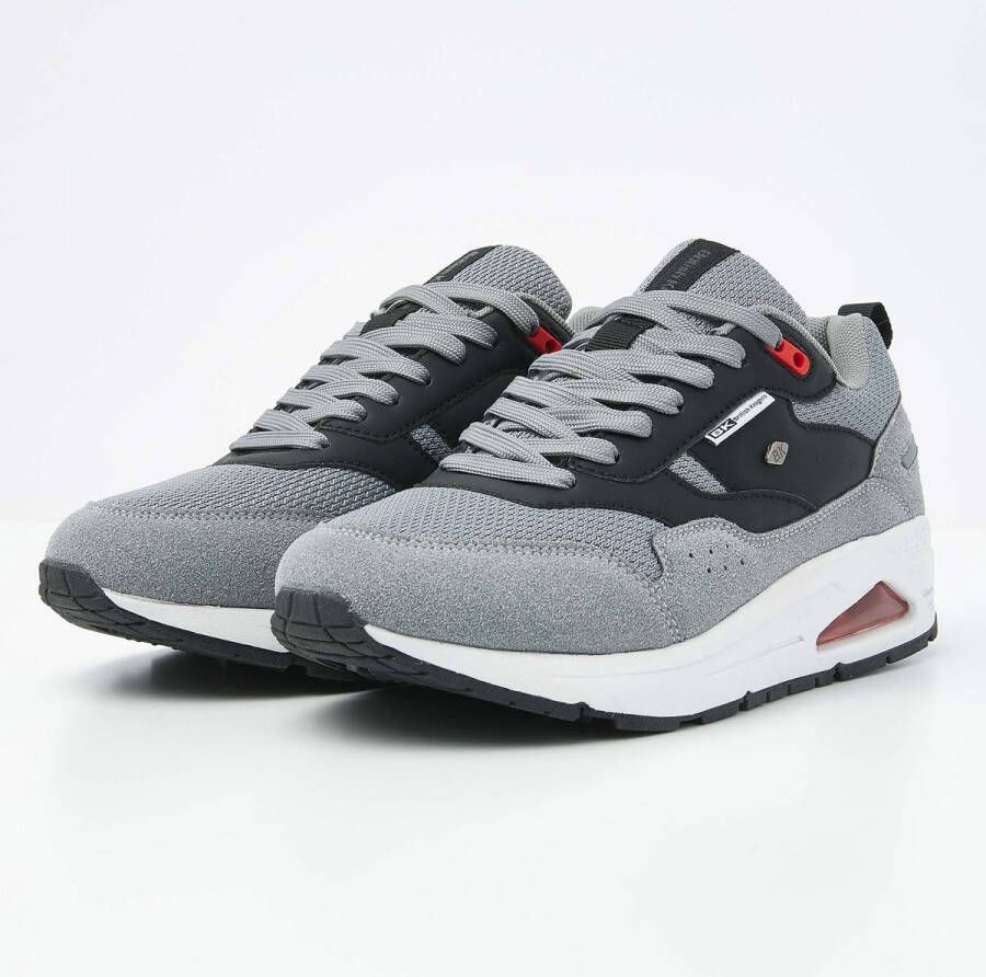 British Knights BK LENNOX- Laag Grijs Zwart Rood