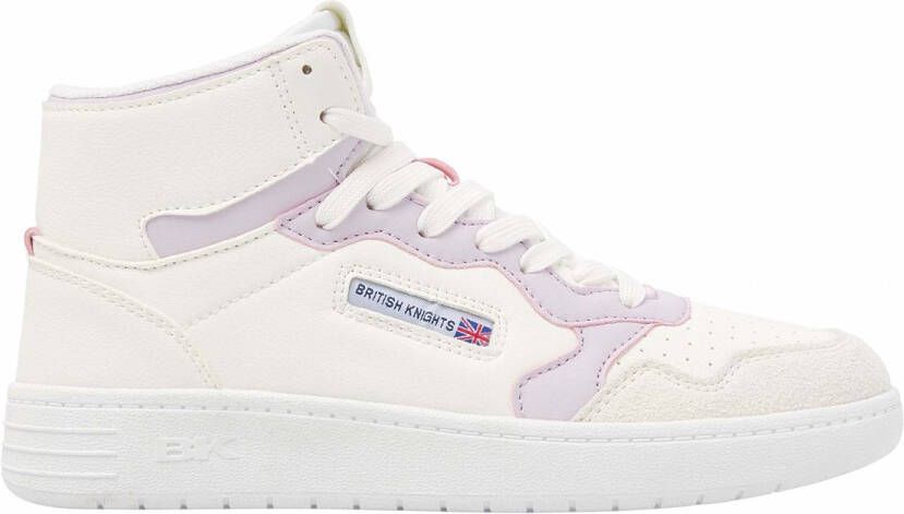 British Knights BK NOORS MID- Hoog Wit Lila