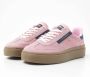 British Knights Re-Issue Dames Sneakers Laag Roze Suede Vrouwen Schoenen - Thumbnail 1