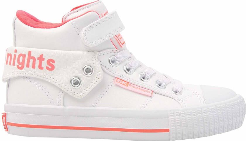 British Knights BK ROCO- Hoog Wit Neon roze