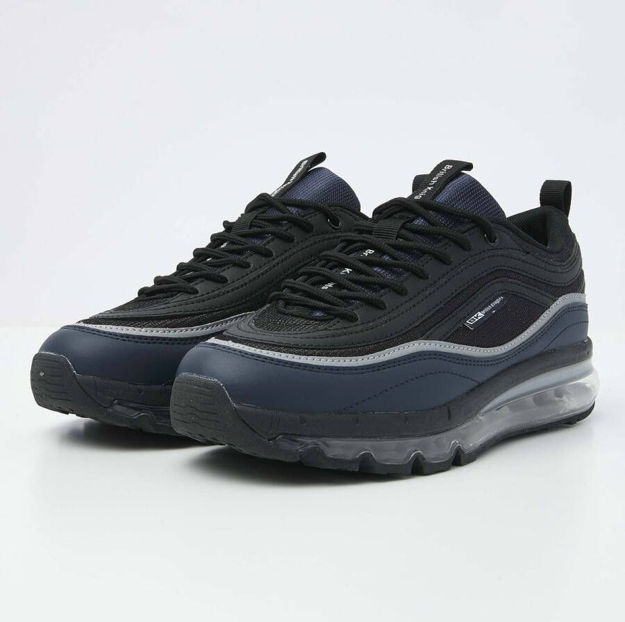 British Knights BK ZION- Laag Zwart Donker blauw Grijs