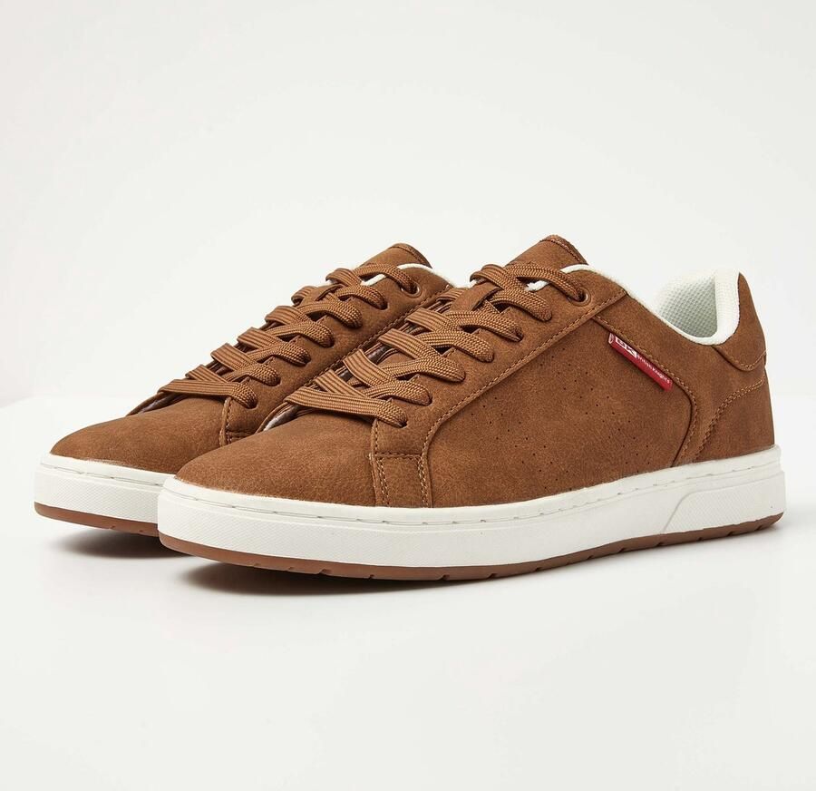 British Knights Axton Heren Sneakers Laag Bruin Mannen Schoenen