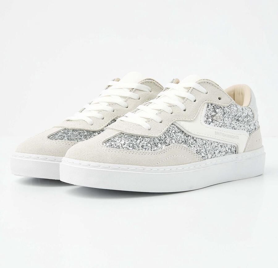 British Knights BK FLARE- Laag Zilver Beige