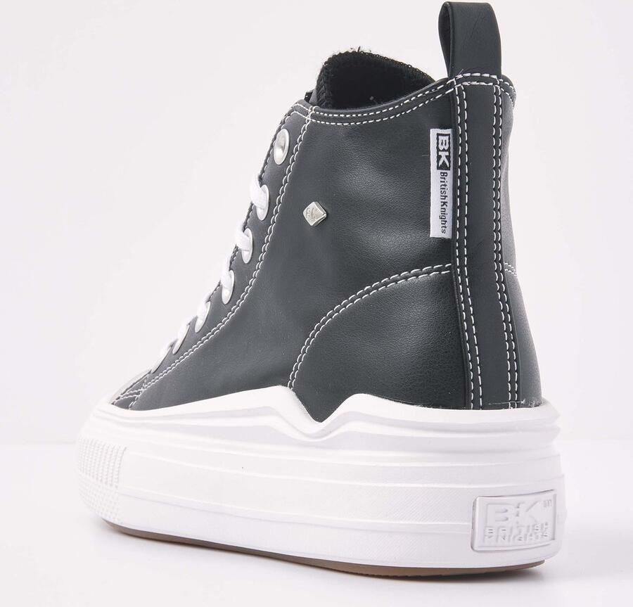 British Knights Kaya Flow Mid Dames Sneakers Hoog Zwart Vrouwen Schoenen - Foto 3
