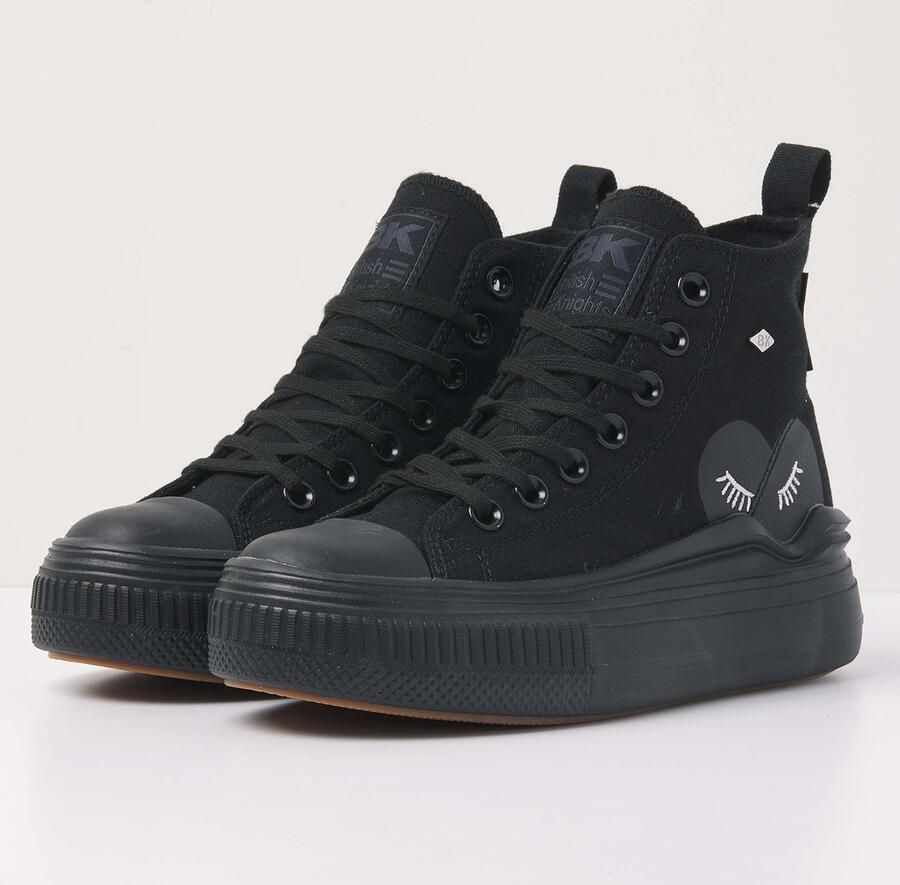 British Knights BK KAYA FLOW MID- Hoog Zwart Zwart hart Zwart