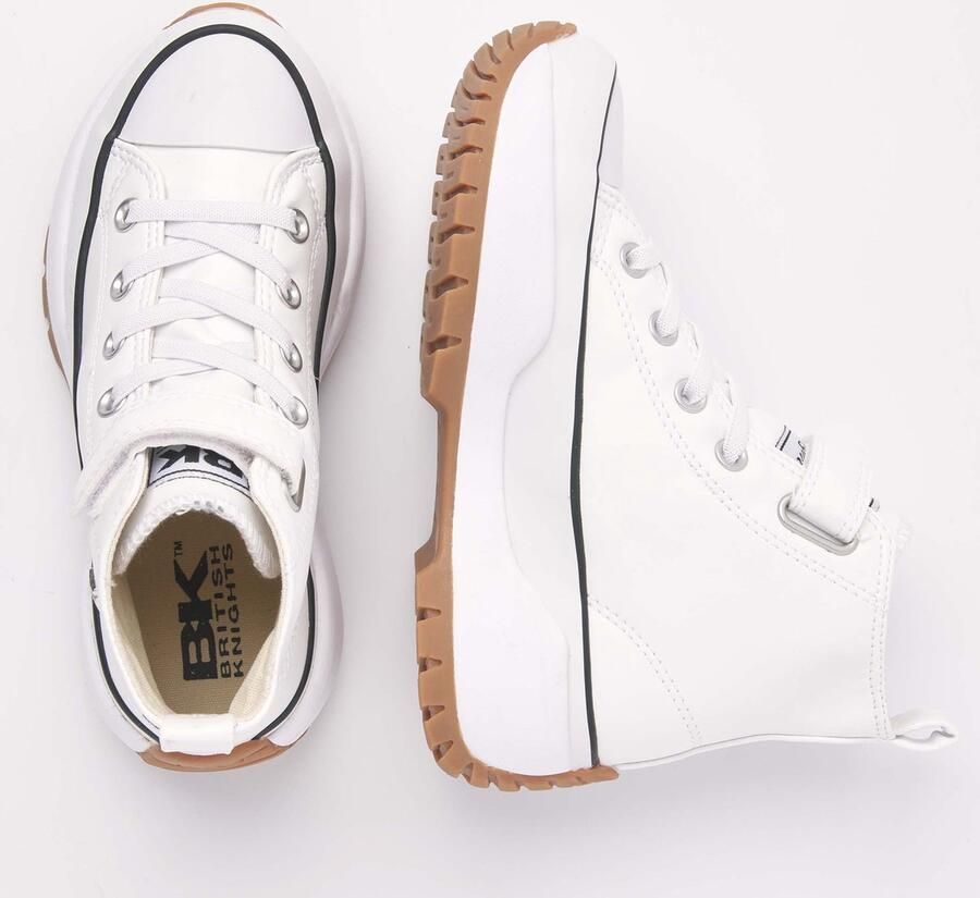 British Knights KAYA MID FLY Meisjes sneakers hoog Wit - Foto 3