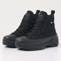 British Knights Kaya Mid Fly Dames Sneakers Hoog Zwart Katoen Vrouwen Schoenen - Zwart