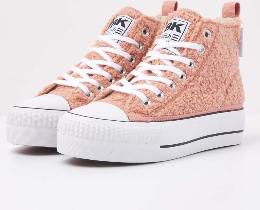 British Knights Kaya Mid Dames Sneakers Hoog Roze Vrouwen Schoenen