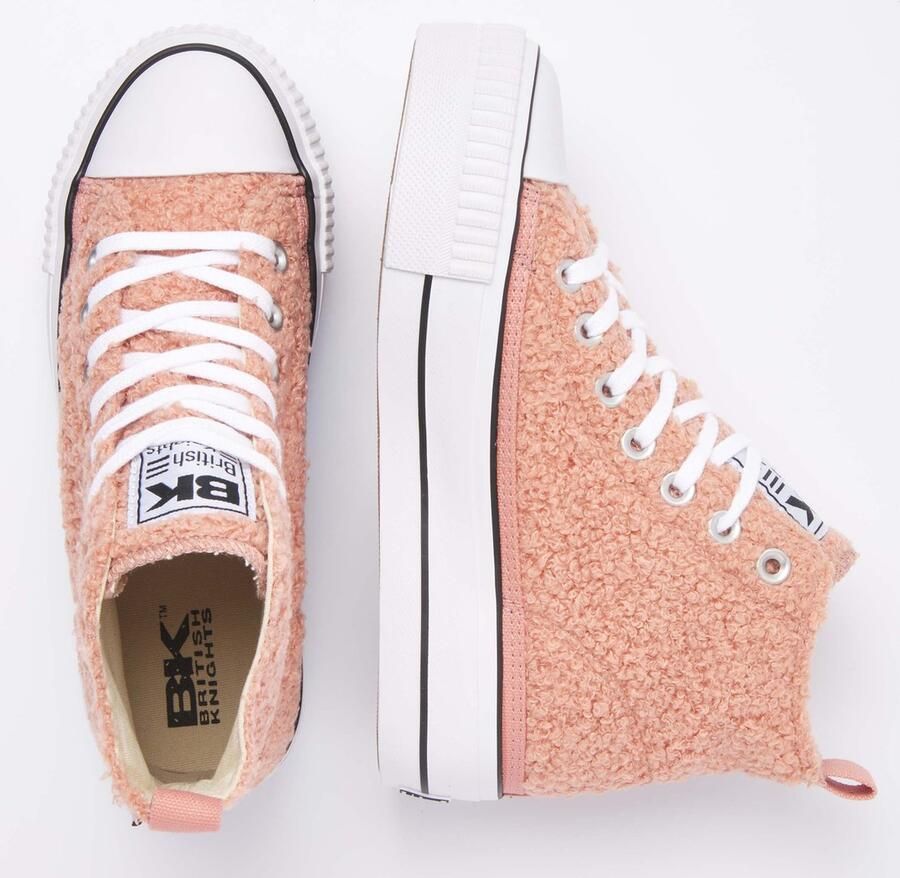 British Knights Kaya Mid Dames Sneakers Hoog Roze Vrouwen Schoenen - Foto 2