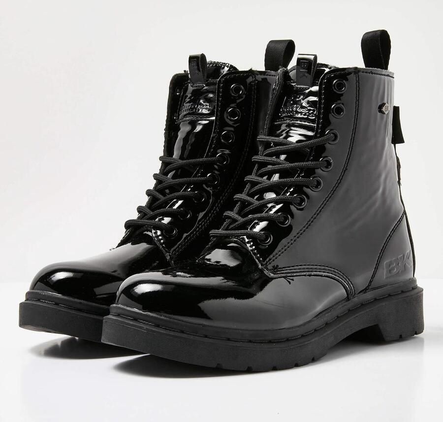 British Knights Blake Dames Veter Boot Zwart Vrouwen Schoenen - Foto 9