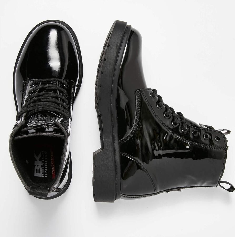 British Knights Blake Dames Veter Boot Zwart Vrouwen Schoenen - Foto 6