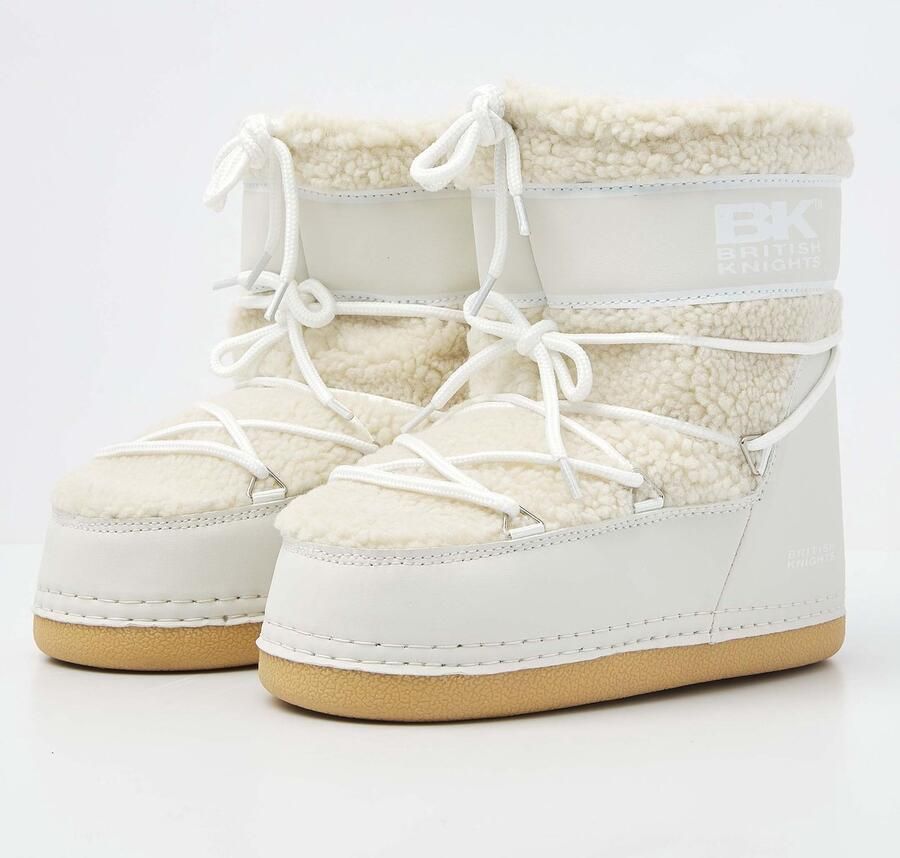 British Knights Blizzard Dames Veter Boot Beige Vrouwen Schoenen