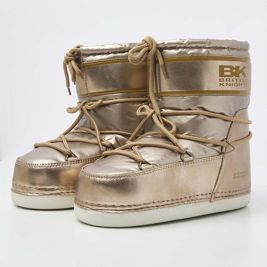 British Knights Blizzard Dames Veter Boot Goud Vrouwen Schoenen