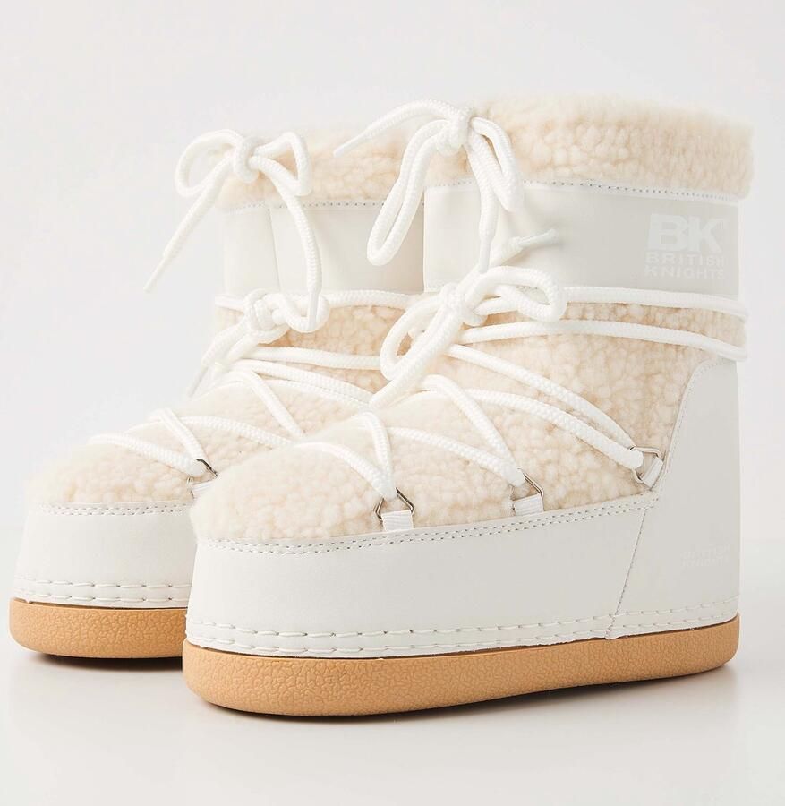 British Knights Blizzard Meisjes snowboots hoog Beige Meisjes schoenen Synthetisch