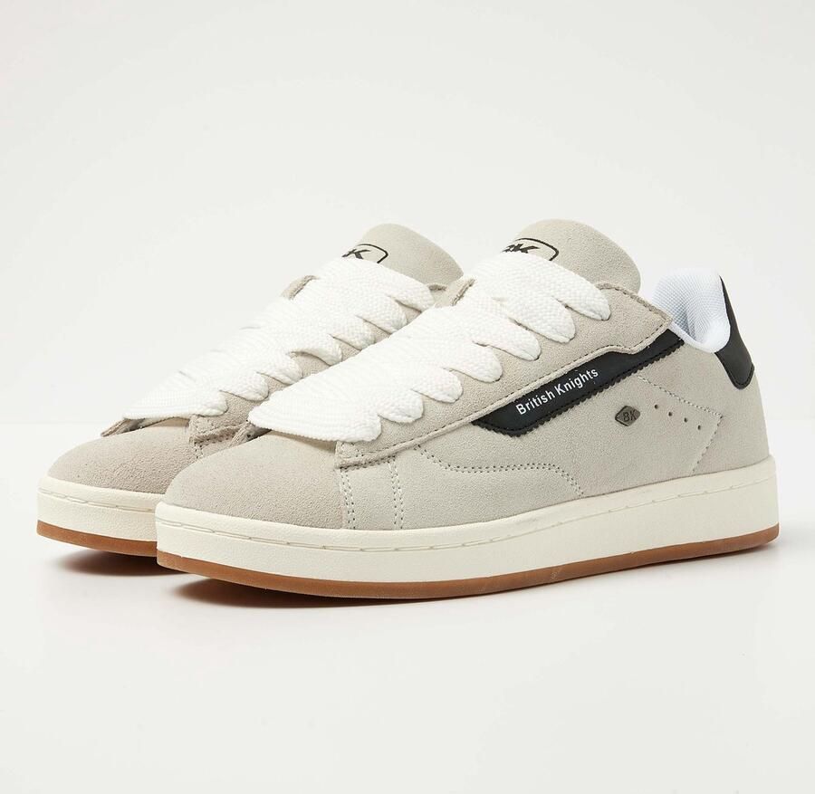 British Knights Ezo Dames Sneakers Laag Beige Suede Vrouwen Schoenen