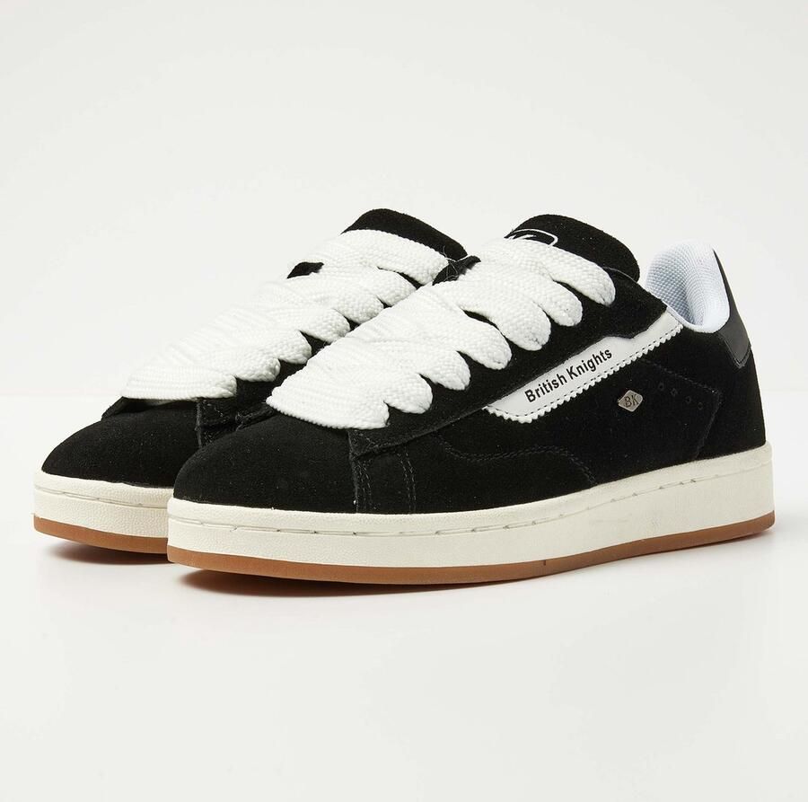 British Knights Ezo Dames Sneakers Laag Zwart Suede Vrouwen Schoenen - Foto 2