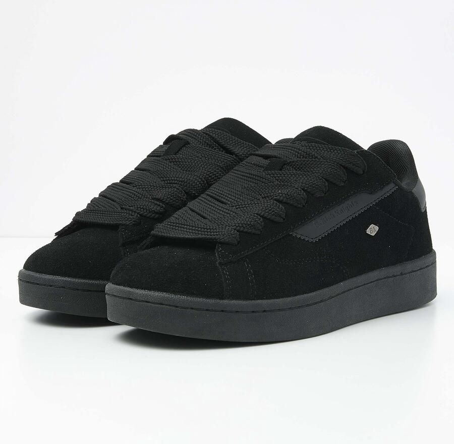 British Knights Ezo Heren Sneakers Laag Zwart Suede Mannen Schoenen