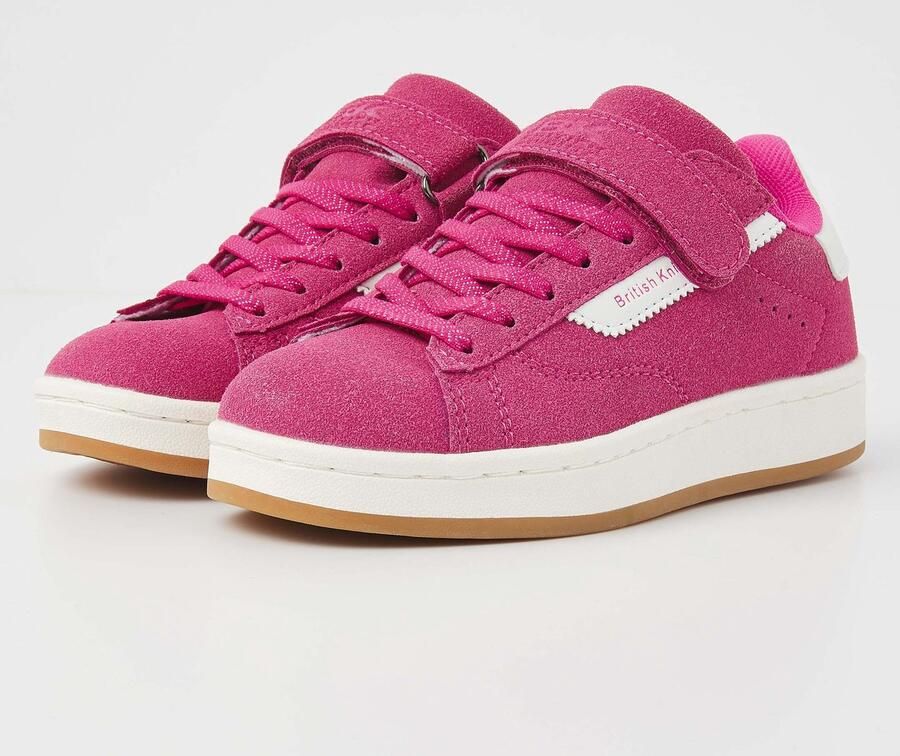British Knights Ezo Meisjes Sneakers Laag Fuchsia Wit Meiden Schoenen
