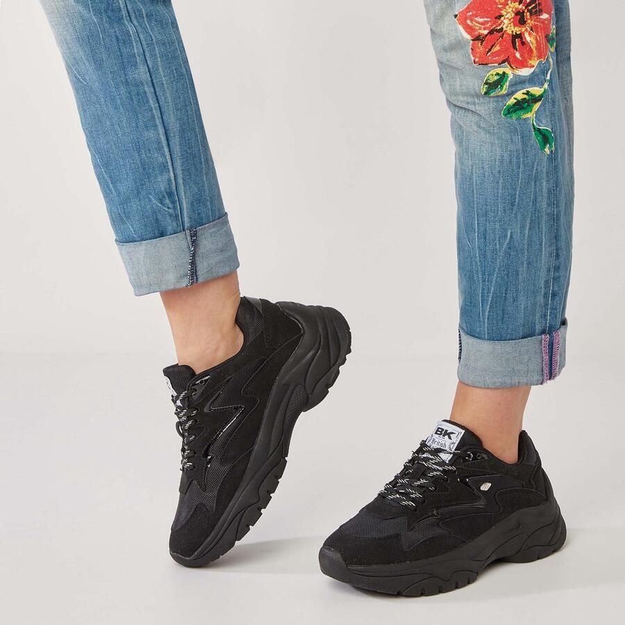 British Knights Galaxy Dames Sneakers Laag Zwart Vrouwen Schoenen - Foto 2