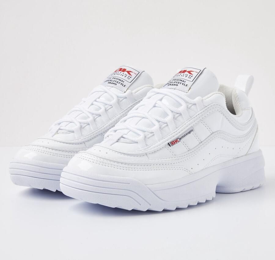 British Knights IVY Dames chunky lage sneakers laklaag Wit