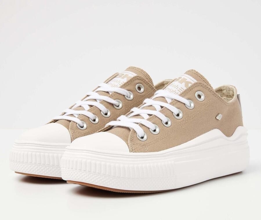 British Knights Kaya Flow Low Dames Sneakers Laag Bruin Katoen Vrouwen Schoenen