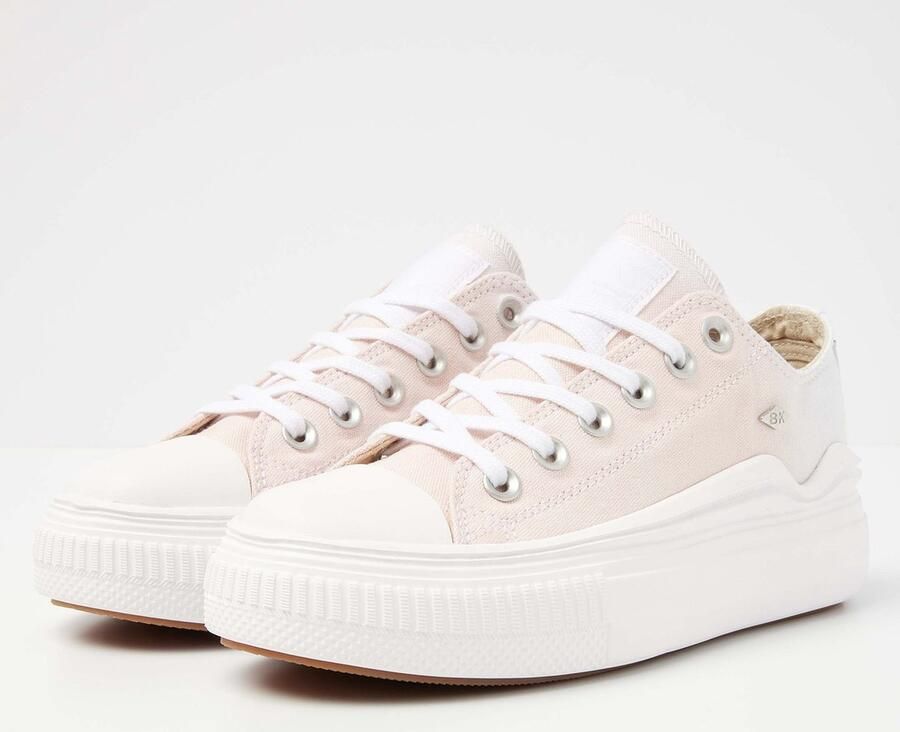 British Knights Kaya Flow Low Dames Sneakers Laag Roze Katoen Vrouwen Schoenen