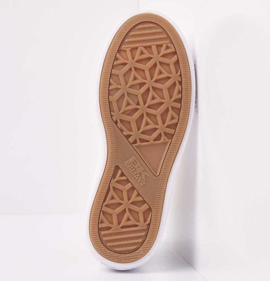 British Knights Kaya Flow Mid Dames Sneakers Hoog Beige Katoen Vrouwen Schoenen - Foto 3