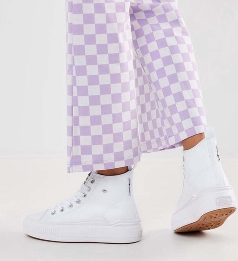 British Knights Kaya Flow Mid Dames Sneakers Hoog Wit Vrouwen Schoenen - Foto 6