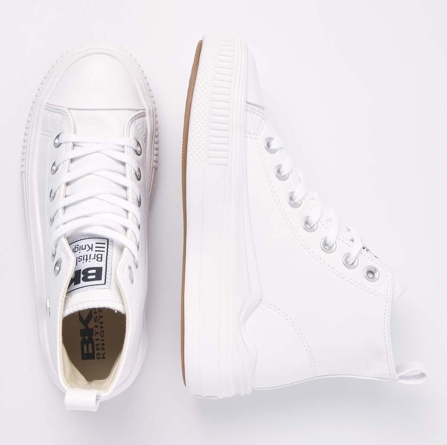 British Knights Kaya Flow Mid Dames Sneakers Hoog Wit Vrouwen Schoenen - Foto 2