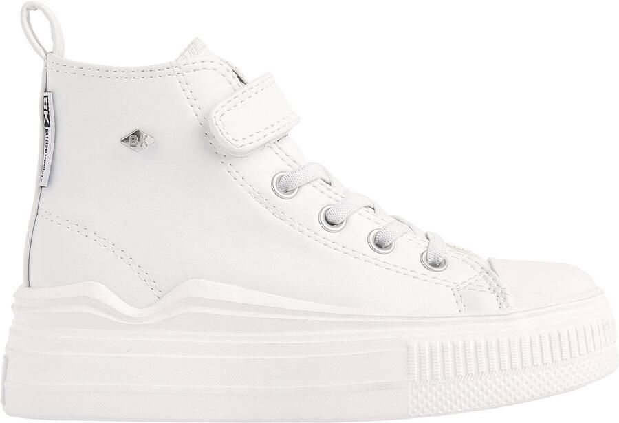 British Knights Kaya Flow Mid Meisjes Sneakers Hoog Wit Meiden Schoenen