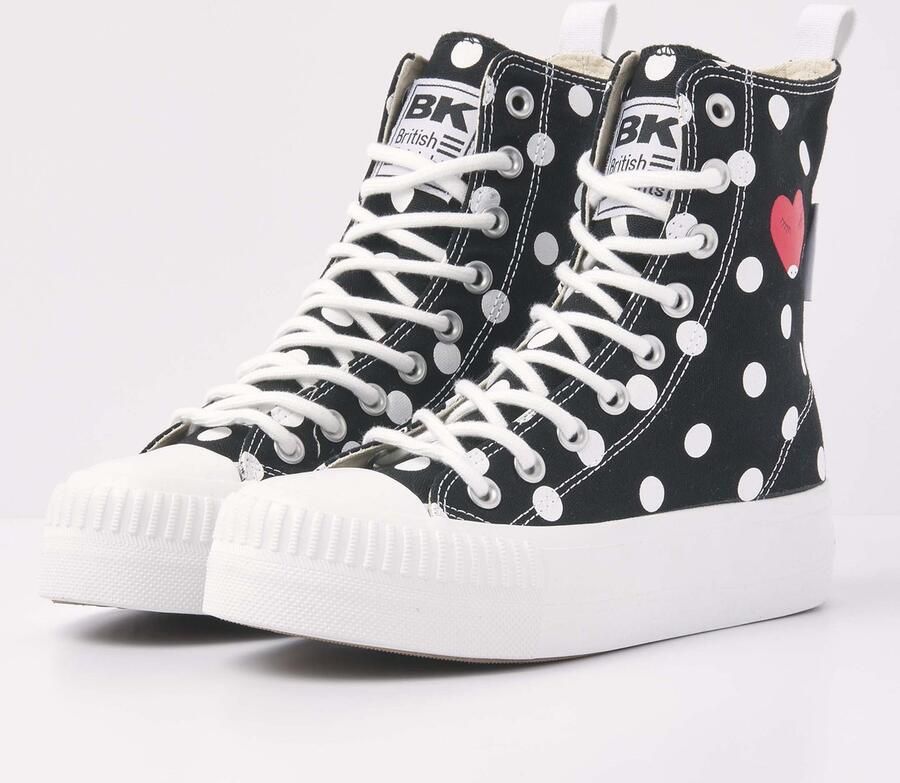 British Knights KAYA HIGH Dames sneakers hoog Zwart stippen - Foto 8